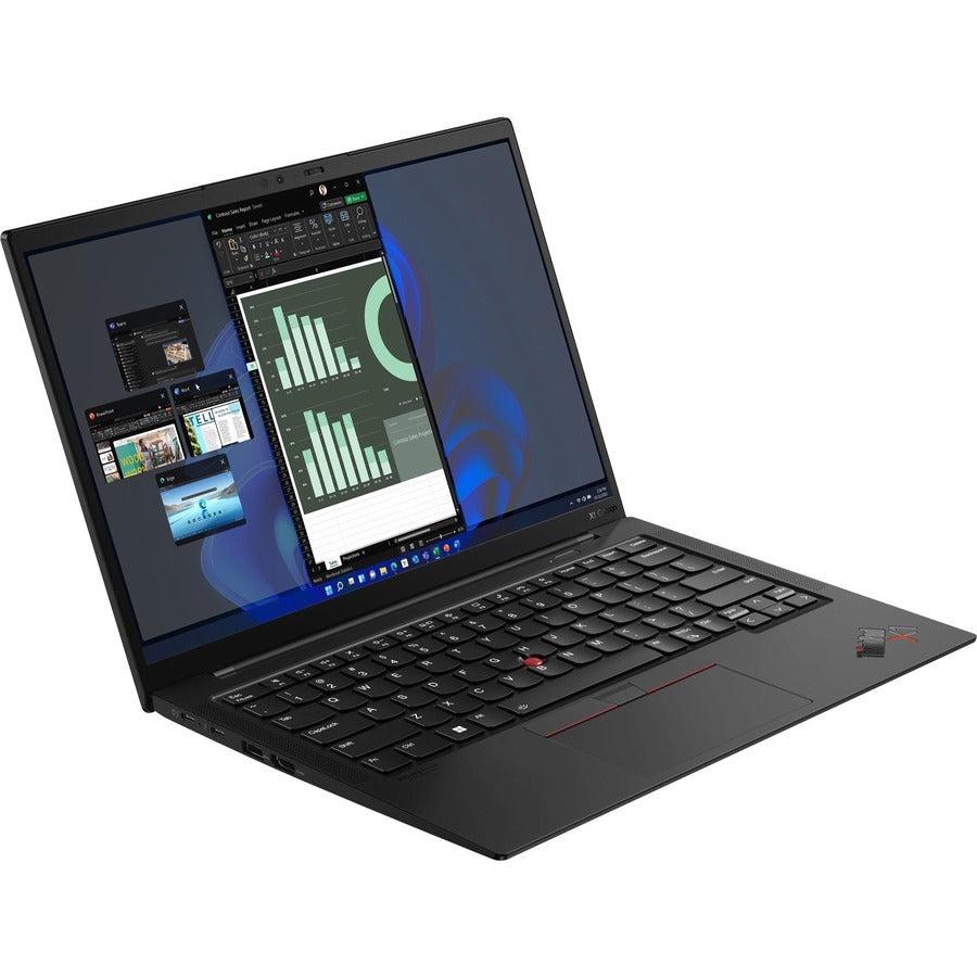 Lenovo ThinkPad X1 Carbon Gen 10 21CB000AUS 14" Notebook - WUXGA - 1920 x 1200 - Intel Core i5 i5-1240P Dodeca-core (12 Core) - 16 GB Total RAM - 256 GB SSD - Black Paint