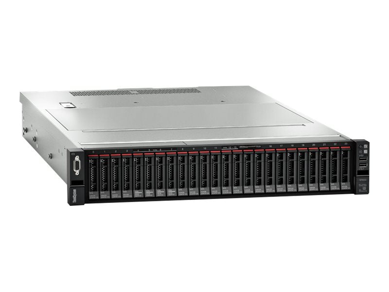 Lenovo ThinkSystem SR650 7X06 - Server - rack-mountable - 2U - 2-way - 1 x Xeon Silver 4214 / up to 3.2 GHz - RAM 192 GB