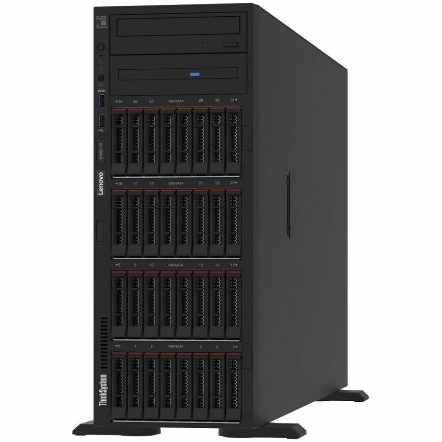 Lenovo ThinkSystem ST650 V3 7D7A1007NA 4U Tower Server - 1 x Intel Xeon Silver 4410Y 2