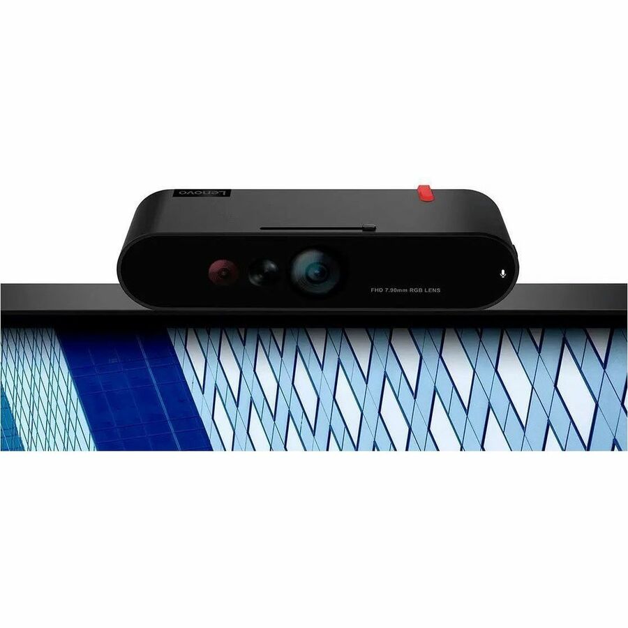 Lenovo ThinkVision MC60 Webcam - Black - USB 2.0 - 1920 x 1080 Video - 90° Angle -