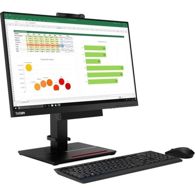 Lenovo Thinkcentre Tio24Gen4 23.8" Full Hd Wled Lcd Monitor - 16:9 - Black - 24" Class - In-Plane Switching (Ips) Technology - 1920 X 1080 - 16.7 Million Colors - 250 Nit - 4 Ms - 60 Hz Refresh Rate - Displayport