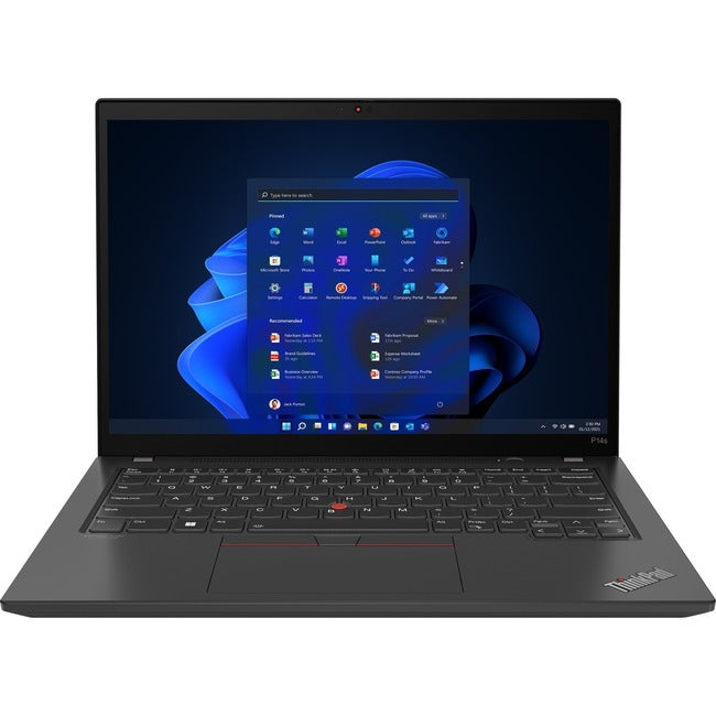 Lenovo Thinkpad P14S Gen 3 21Ak - Mobile Workstation - Intel Core I7 1280P / 1.8 Ghz - Vpro - Win 11 Pro - Quadro T550 - 32 Gb Ram - 1 Tb Ssd Tcg Opal Encryption 2, Nvme - 14" Ips 2240 X 1400 (2.2K) - Wi-Fi 6E - Black - Kbd: English - With 3 Years Lenovo