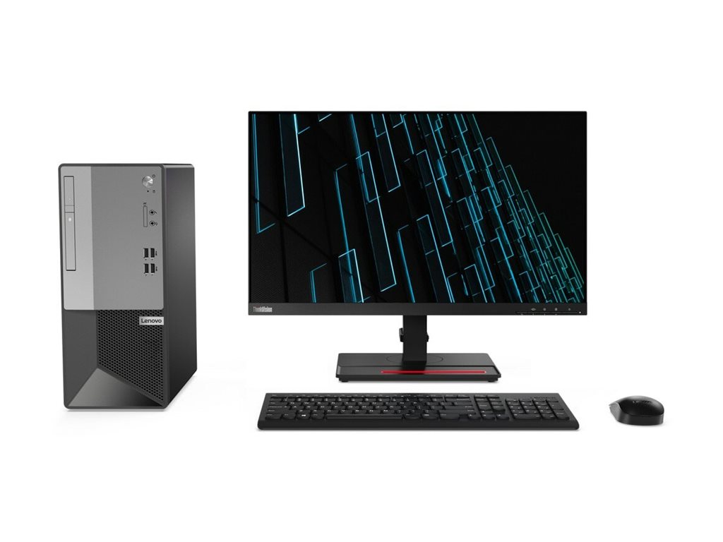 Lenovo V50t Gen 2-13IOB 11QE - Tower Core i3 10100 / up to 4.3 GHz - RAM 4 GB - HDD 1 TB - DVD-Writer - UHD Graphics 630