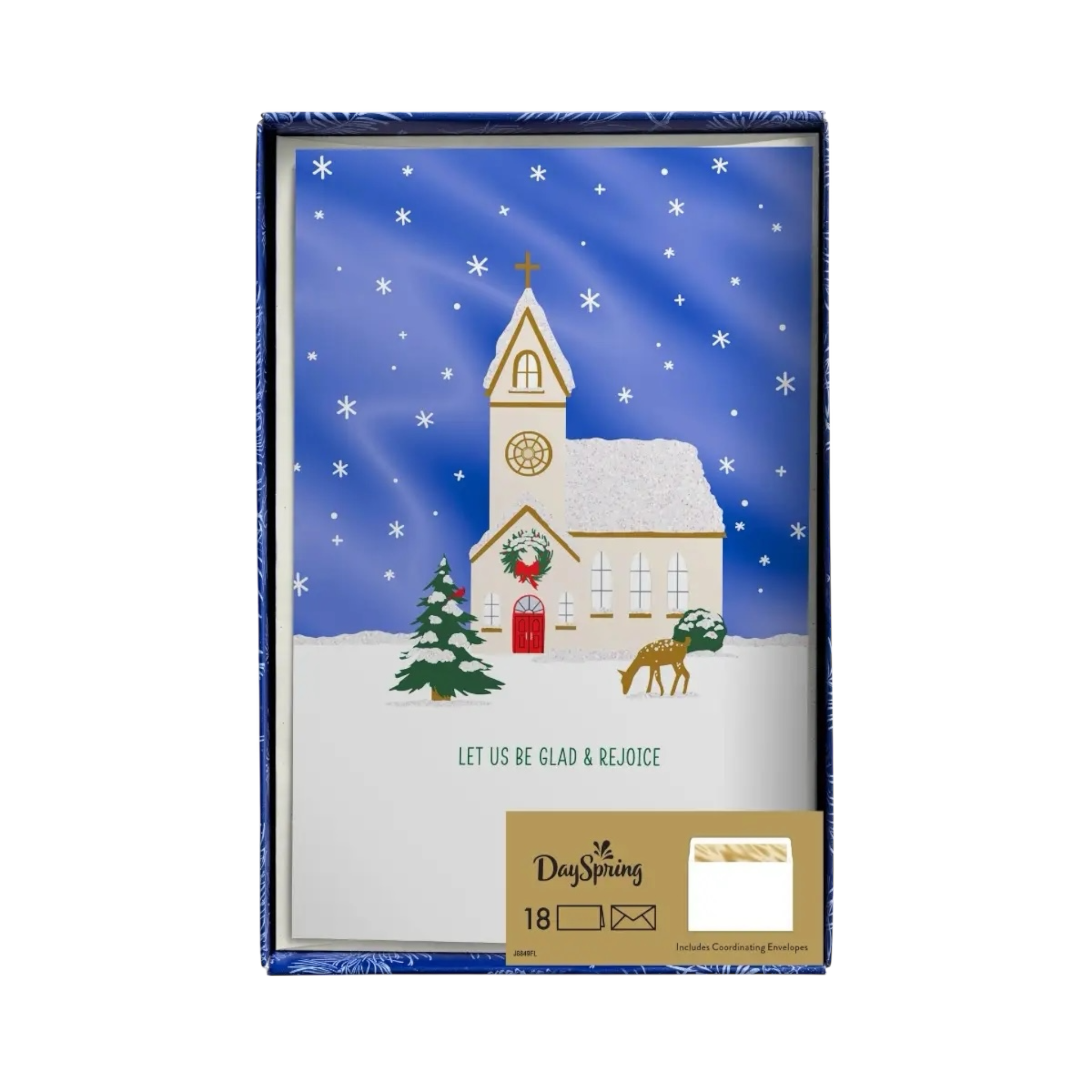 Let Us Be Glad and Rejoice - 18 Christmas Boxed Cards and Envelopes