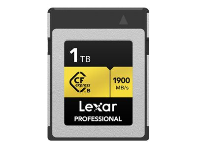 Lexar Professional GOLD Series - Flash memory card - 1 TB - CFexpress Type B LCXEXPR001T-RNENG