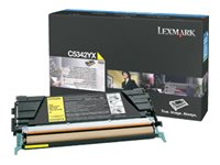 Lexmark - Extra High Yield - yellow - original - toner cartridge LCCP - for Lexmark C534dn, C534dtn, C534n