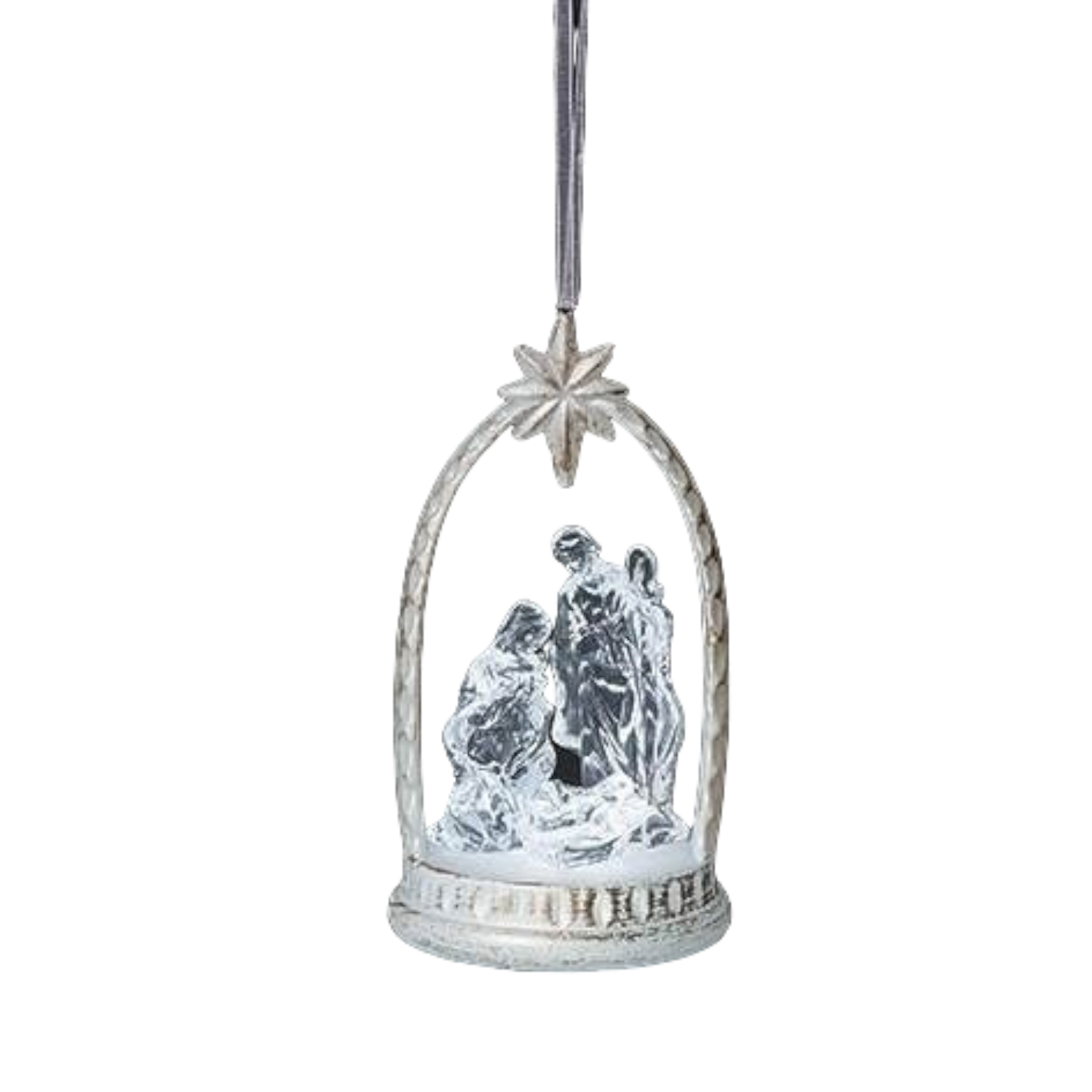 Lighted Holy Family Ornament -