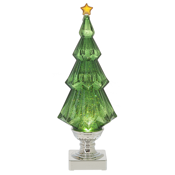 Lighted LED Shimmer Green Tree