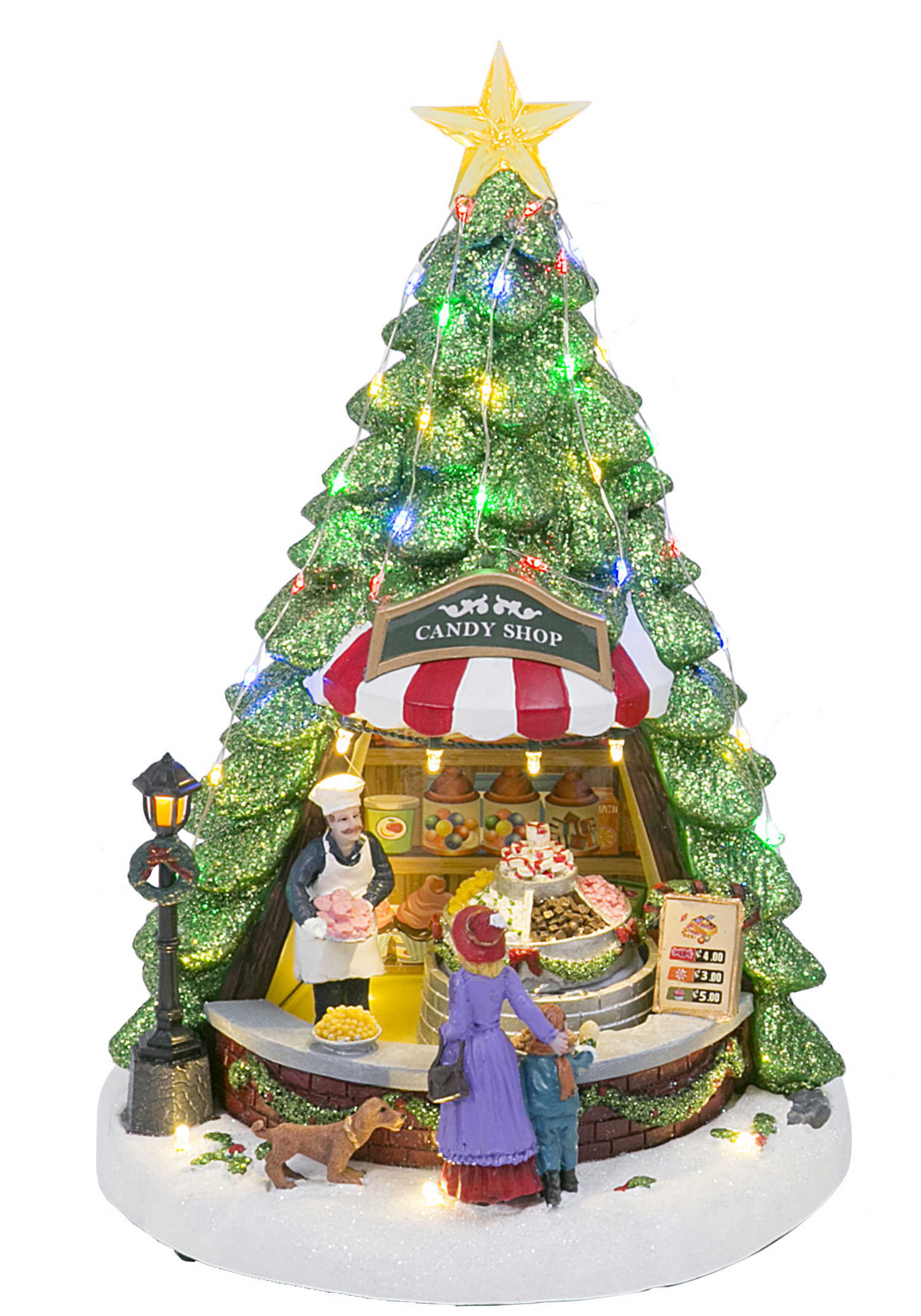 Lighted Musical Christmas Tree Store - Candy Shop