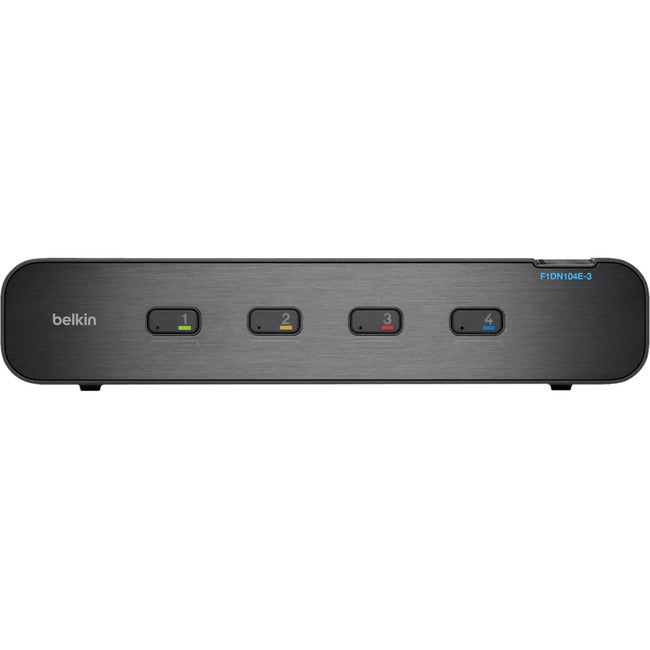 Linksys F1DN104E-3 - Advanced Secure Dual-Head DVI-I KVM Switch; 4-Port, PP3.0