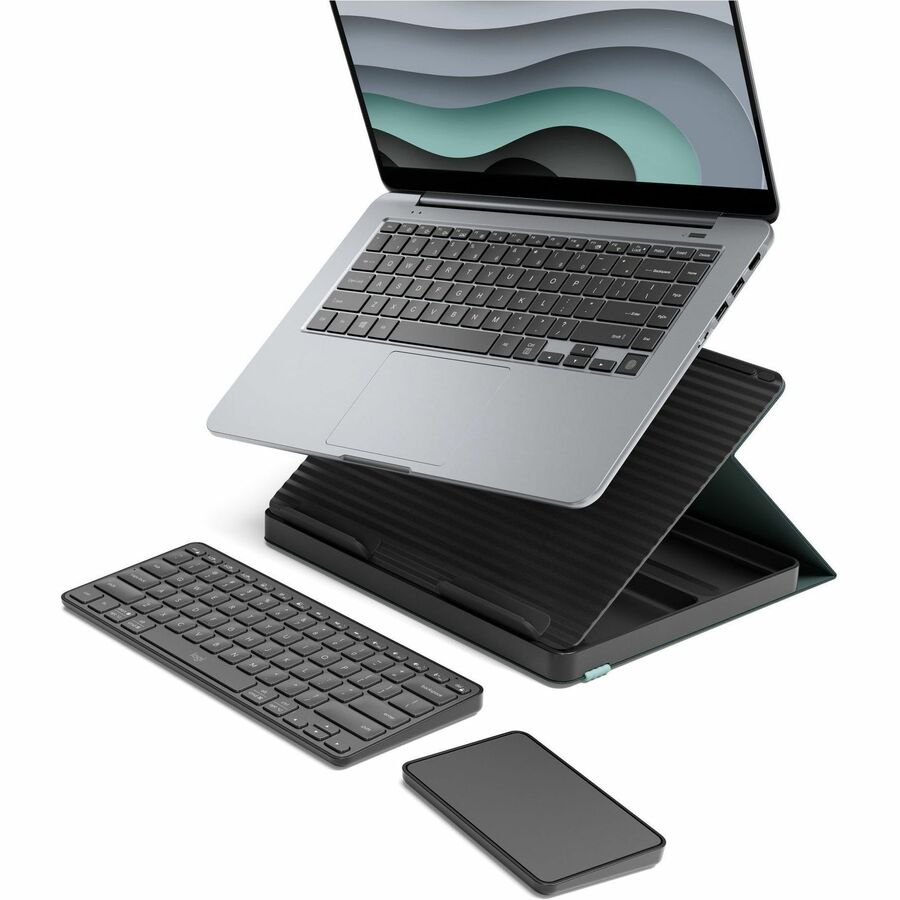 Logitech Casa Pop-Up Desk Work From Home Kit with Laptop Stand, for Laptop/MacBook (10" to 920-011236