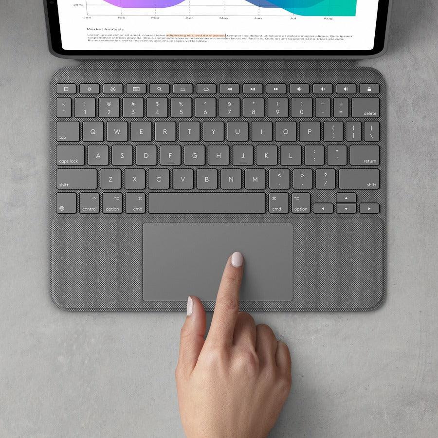 Logitech Combo Touch Keyboard/Cover Case for 11 Apple 920-010095