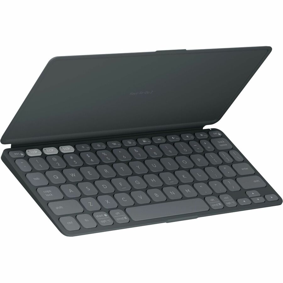 Logitech Keys-To-Go 2 Portable Bluetooth Keyboard for Tablet With Built-in Cover, Slim and 920-012867