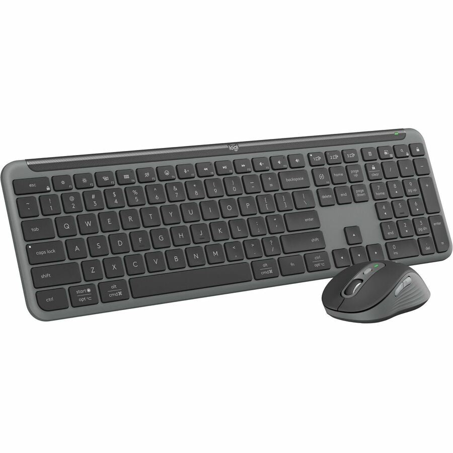 Logitech MK955 Signature Slim Wireless Keyboard and Mouse Combo, For Larger Hands, Quiet 920-012425
