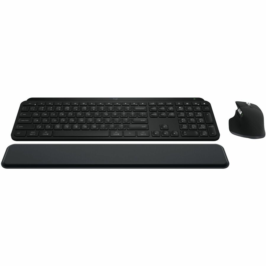 Logitech MX Keys S Combo - Performance Wireless Keyboard and Mouse with Palm Rest - USB