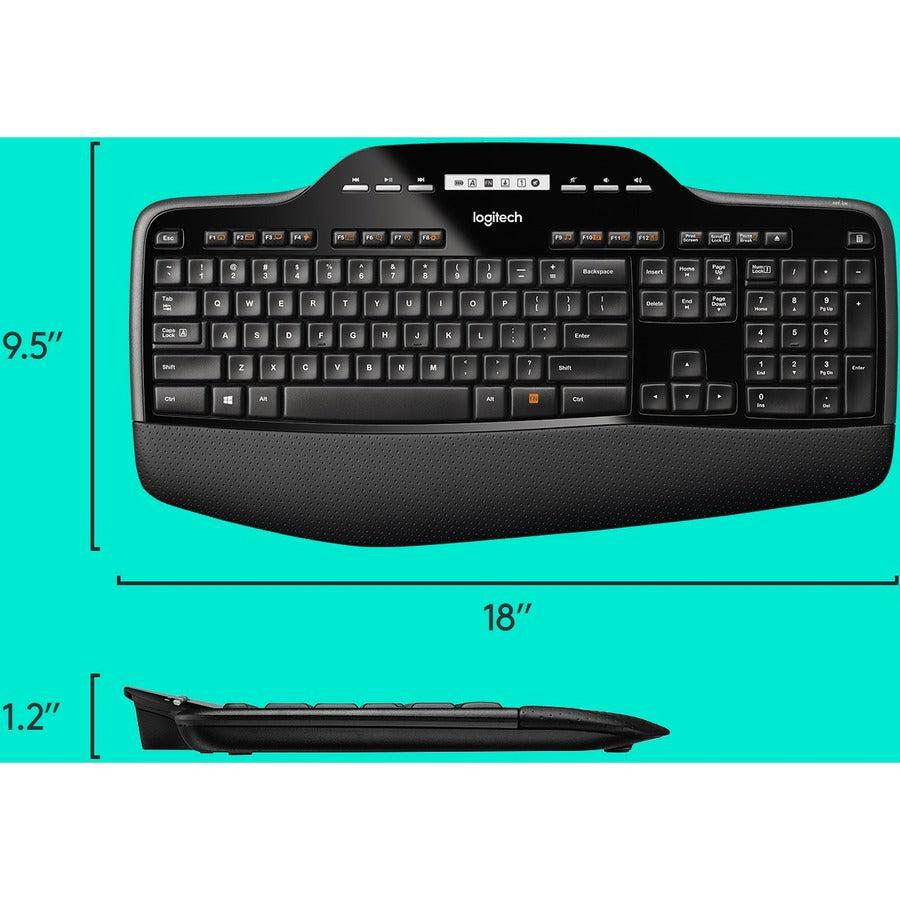 Logitech Mk710 Keyboard Rf Wireless Black