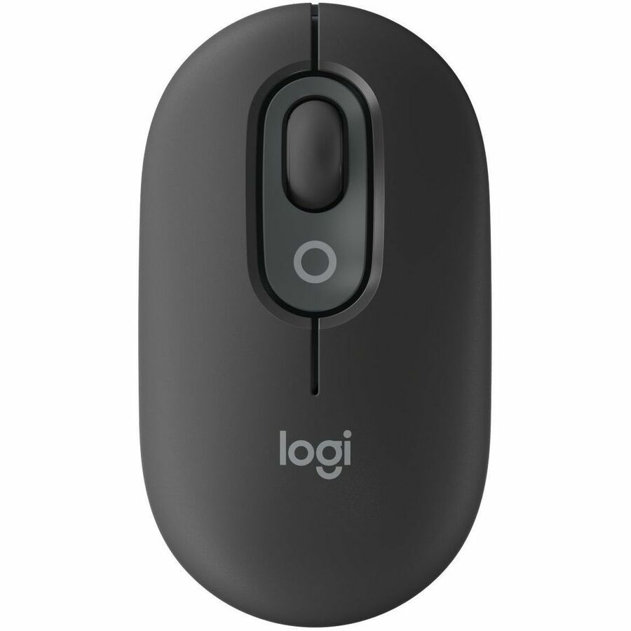 Logitech POP Mouse - Optical - Wireless - 32.81 ft - Bluetooth - Nightfall - USB - 4000
