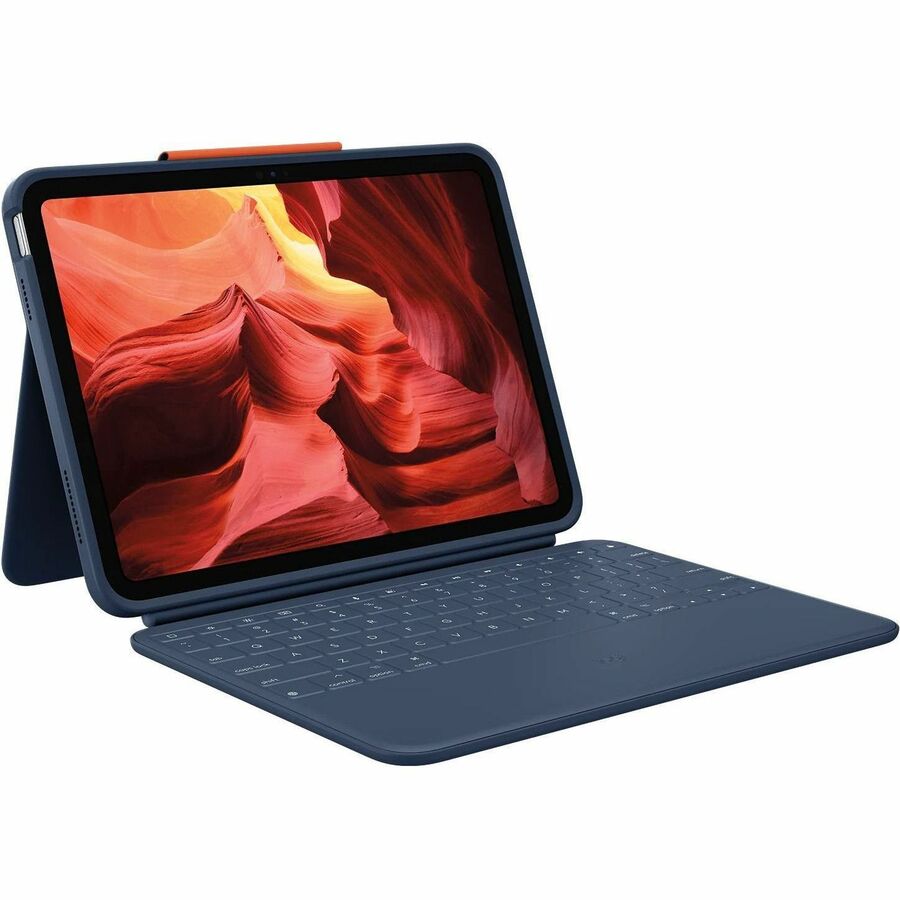 Logitech Rugged Combo 4 Rugged Keyboard/Cover Case Apple iPad (10th Generation) Tablet,