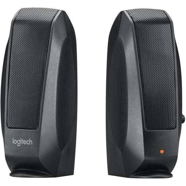 Logitech S-120 2.0 Speaker System - 2.30 W RMS - Black 980-000012