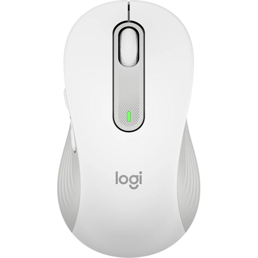 Logitech Signature M650 Mouse - Optical - Wireless - Bluetooth - Raw White - USB - 2000