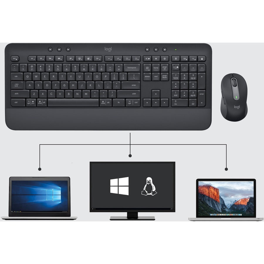 Logitech Signature MK650 Combo for Business Wireless Mouse and Keyboard Combo 920-010909