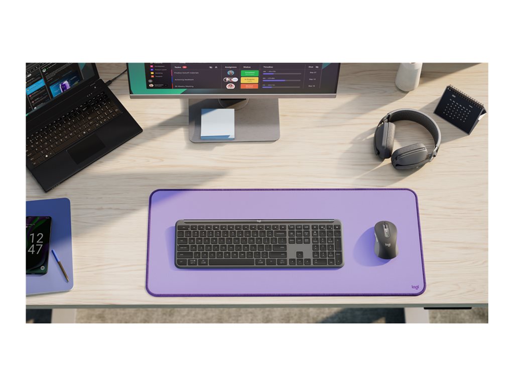 Logitech Signature MK955 Slim Combo for Business - Keyboard and mouse set - wireless - Bluetooth 5.1 LE 920-012427