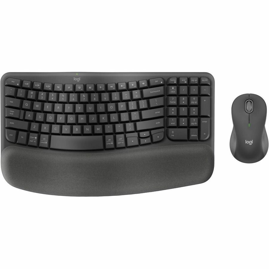 Logitech Wave Keys MK670 Keyboard & Mouse - USB Wireless Bluetooth Keyboard - English