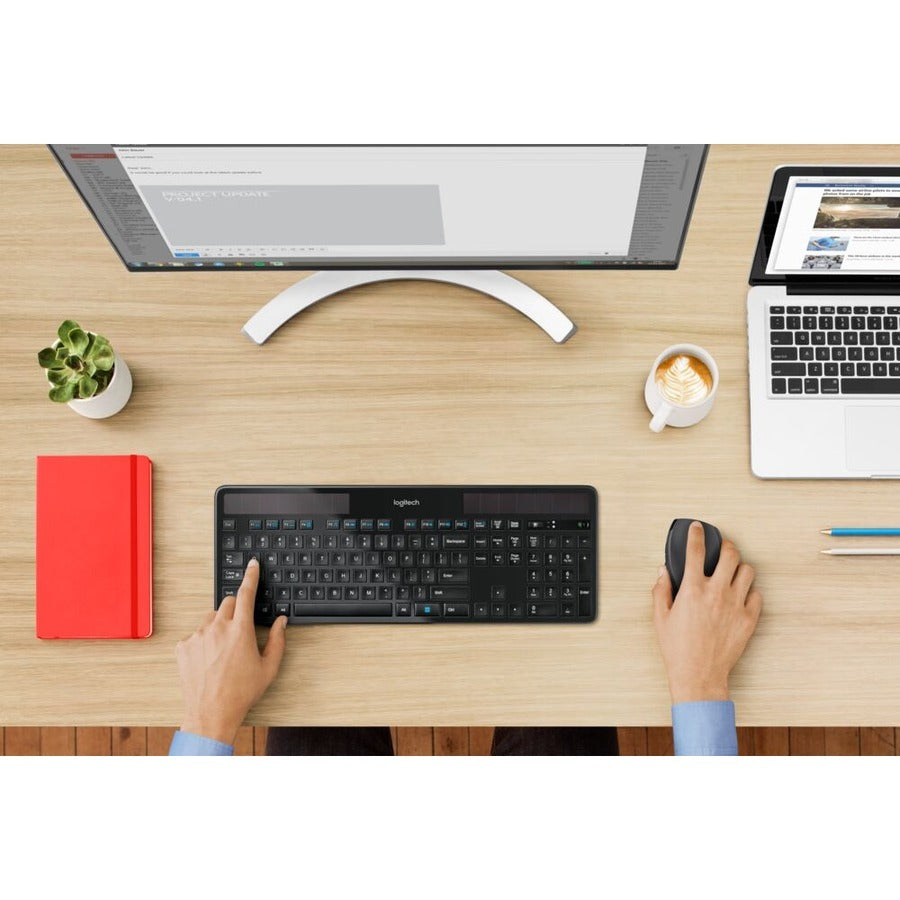 Logitech Wireless Solar Keyboard & Marathon Mouse Combo Mk750