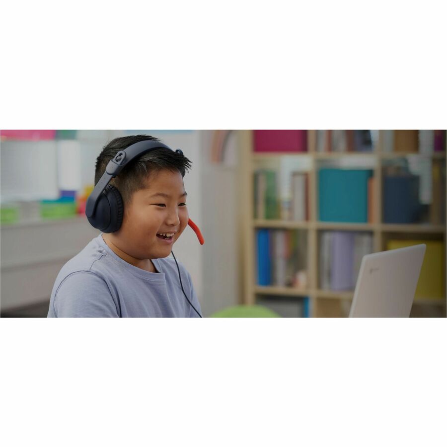 Logitech Zone Learn Headset - Stereo - USB Type A - Wired - Over-the-ear - Binaural -