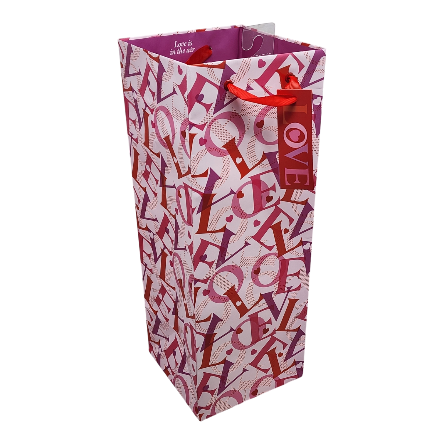 Love is in the Air Bottle Gift Bag
