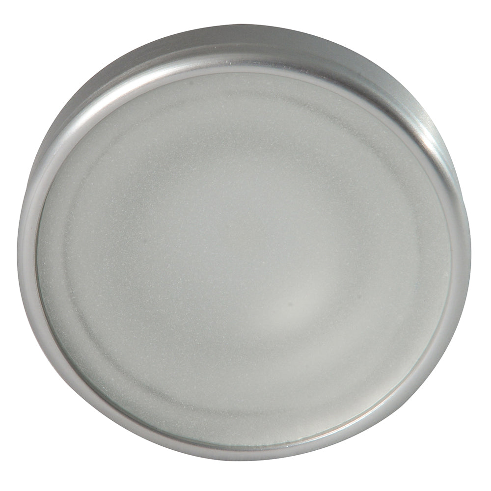 Lumitec Halo - Flush Mount Down Light - Brushed Finish - 4-Color White/Blue/Red/Purple