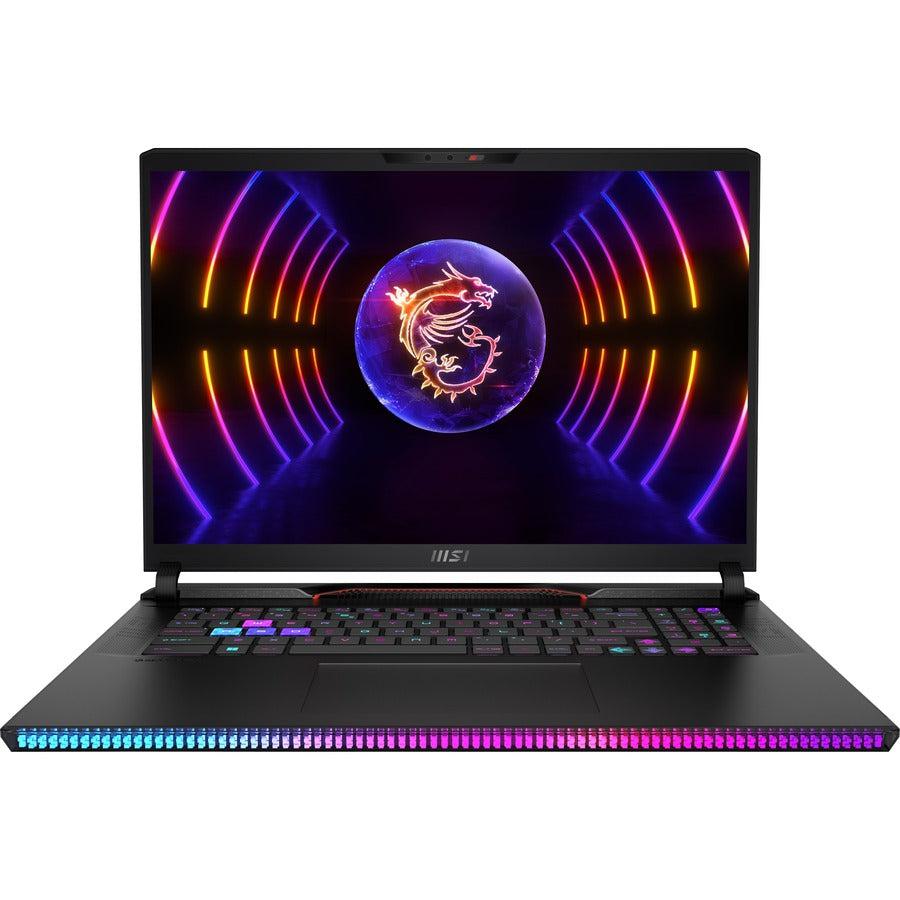 MSI 17" Gaming Notebook - QHD+ - 2560 x 1600 - Intel Core i9 13th Gen i9-13980HX Tetracosa-core (24 Core) 2.20 GHz - 64 GB Total RAM - 2 TB SSD - Dark Gray