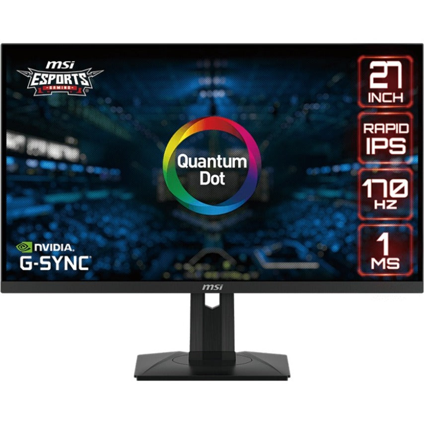 MSI G274QPF-QD 27 Class WQHD Gaming LCD Monitor - 16:9 - Black - 27 Viewable - Rapid IPS -