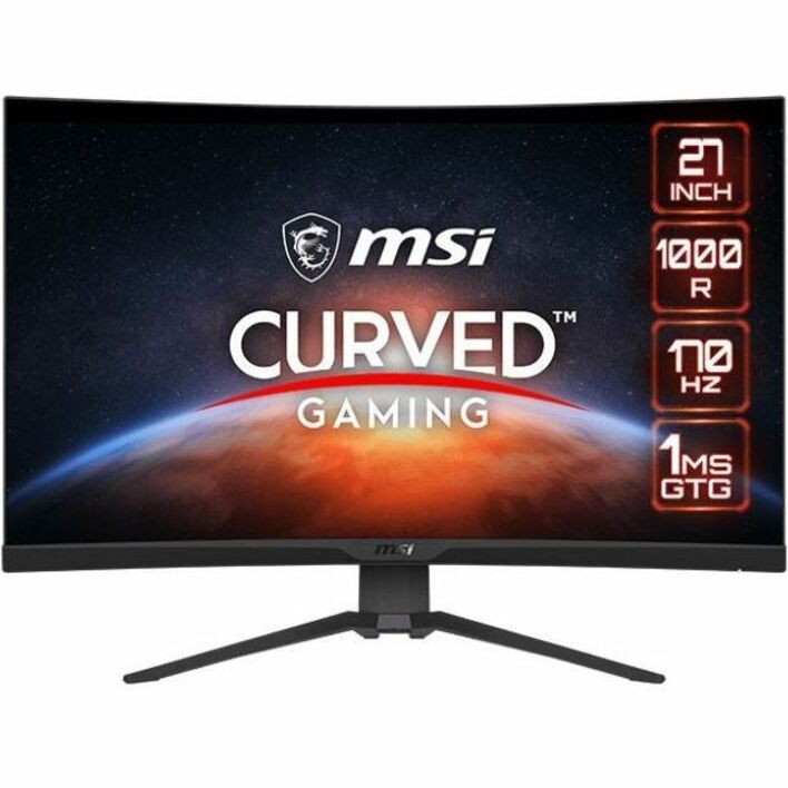 MSI MAG 275CQRF-QD 27 Class WQHD Curved Screen Gaming LCD Monitor - 16:9 - 27 Viewable - R