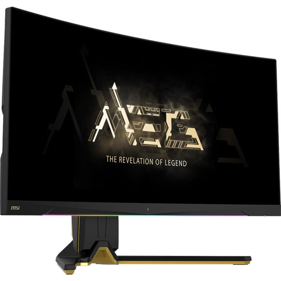 MSI MEG 342C QD-OLED 34 Class UW-QHD Curved Screen Gaming OLED Monitor - 21:9 - Black Gold