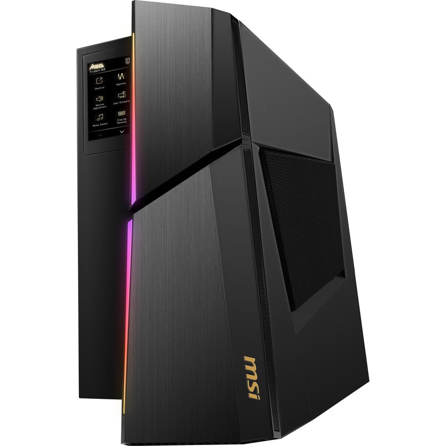 MSI MEG Trident X2 13th MEG Trident X2 13NUI-001US Gaming Desktop Computer - Intel Core i9 13th Gen i9-13900KF 3 GHz - 64 GB RAM DDR5 SDRAM - 2 TB M.2 PCI Express NVMe 4.0 SSD - Black