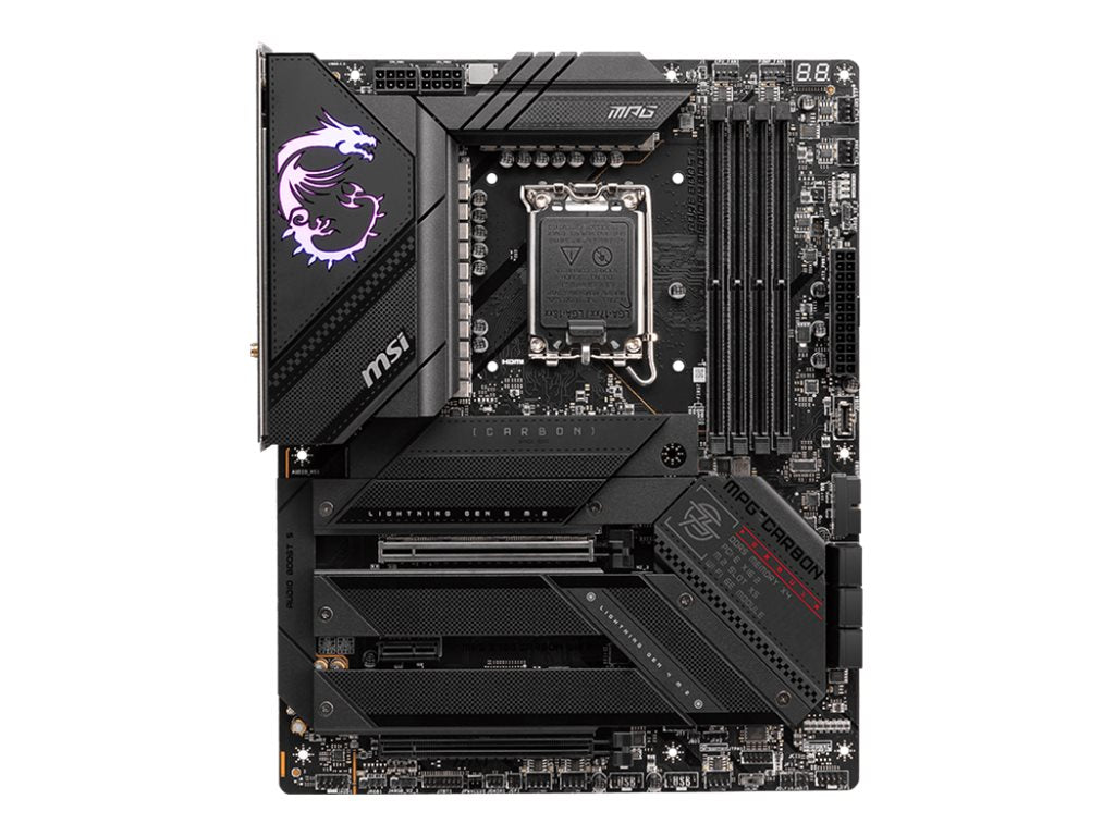 MSI MPG Z790 Carbon WiFi - Motherboard - ATX - LGA1700 Socket - Z790 Chipset - USB 3.2 Gen 1, USB-C 3.2 Gen 2x2, USB 3.2