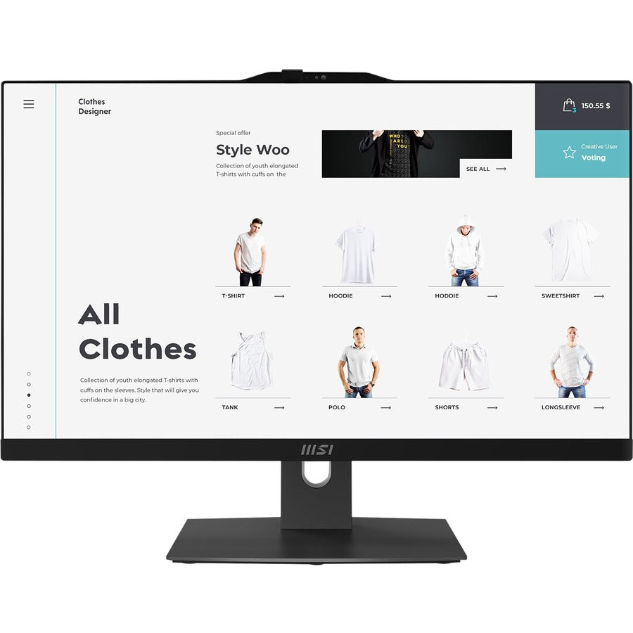 MSI Modern AM242TP 1M-1093US All-in-One Computer - Intel Core 7 150U - 32 GB - 1 TB SSD - MAM242TP1M1093