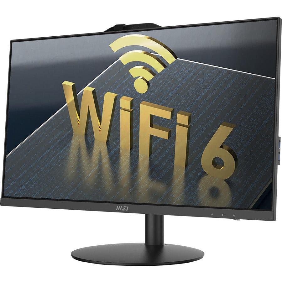 MSI PRO AP272 12M-092US All-in-One Computer - Intel Core i5 12th Gen i5-12400 - 16 GB RAM DDR4 SDRAM - 500 GB SSD - 27" Full HD 1920 x 1080 - Desktop - Black