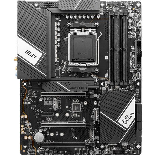 MSI PRO X670-P WIFI Desktop Motherboard - AMD X670 Chipset - Socket AM5 - ATX X670PROPWIFI