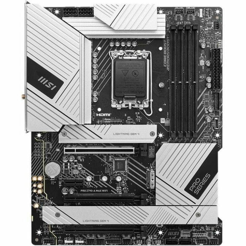 MSI PRO Z790-A MAX WIFI Gaming Desktop Motherboard - Intel Z790 Chipset - Socket LGA-1700