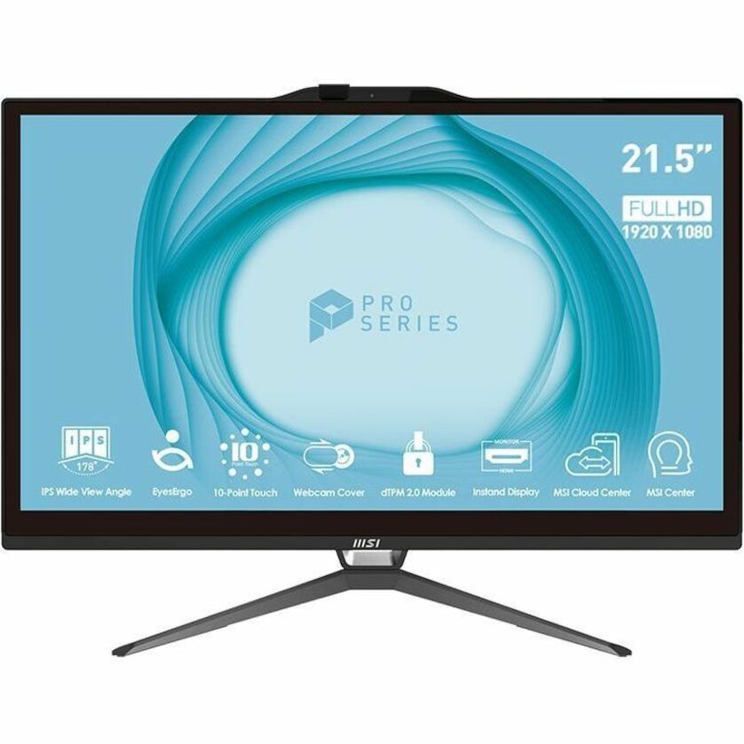 MSI Pro PRO AP222T 13M-059US All-in-One Computer - Intel Core i3 13th Gen i3-13100 Quad-co