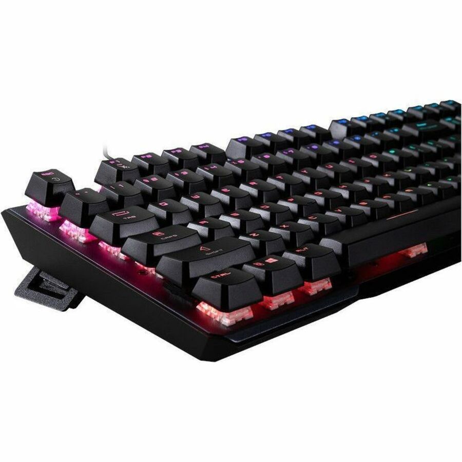 MSI VIGOR GK50 ELITE TKL LR US Gaming Keyboard - Cable Connectivity - USB 2.0 Type C Inter