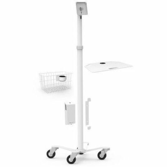 MacLocks Lockable Utility Box w/ Cord Management Cleat - White - White