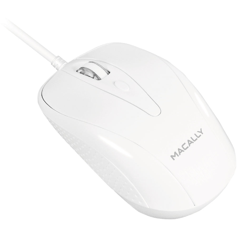 Macally 3 Button Optical Usb Wired Mouse For Mac And Pc