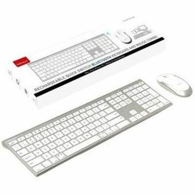 Macally Bluetooth Keyboard and Mouse for Mac - Scissors Wireless Bluetooth Keyboard - 110