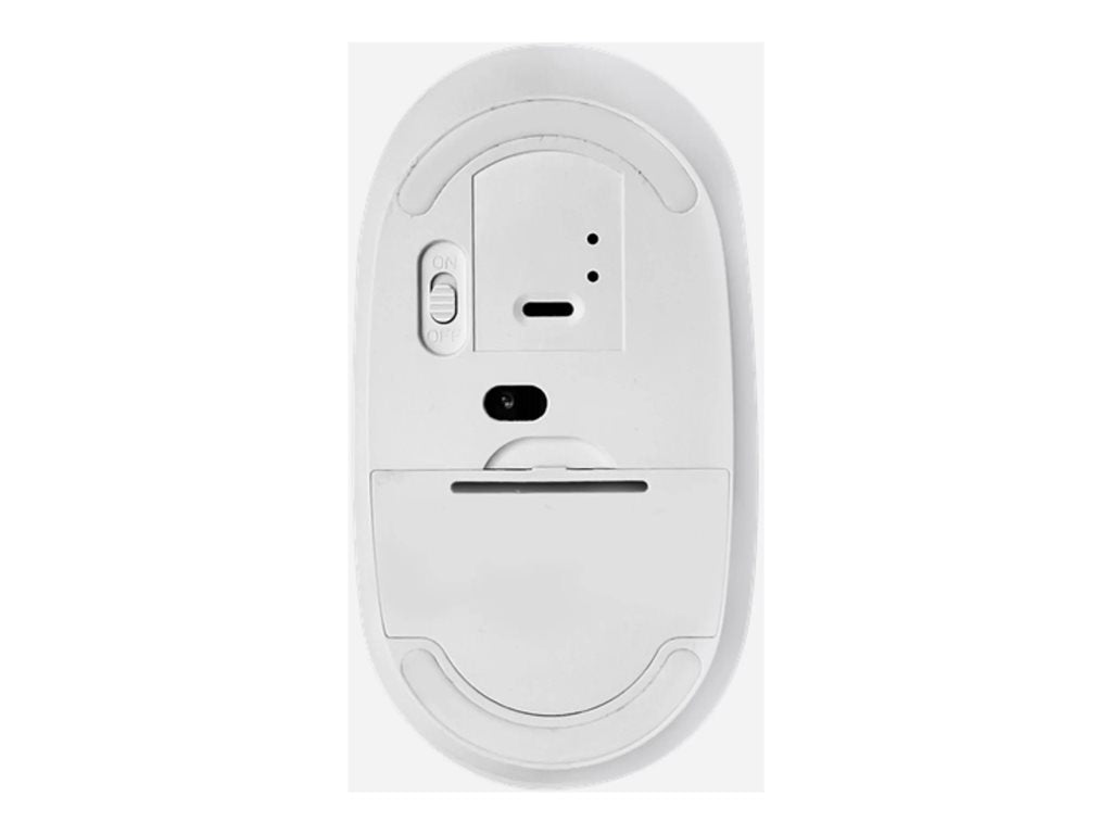 Macally RFCompactKey - Keyboard and mouse set - wireless - 2.4 GHz - QWERTY - US - white