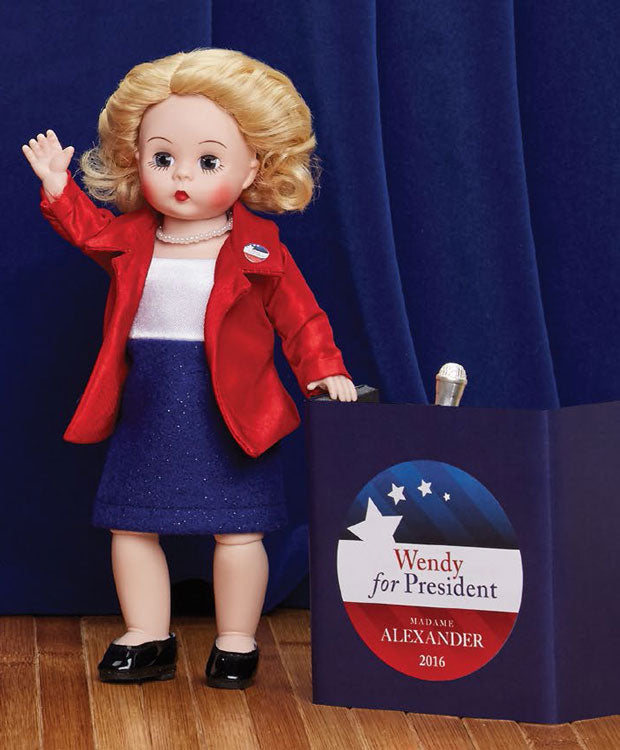 Madame Alexander Madame President Blonde Doll Includes Podium