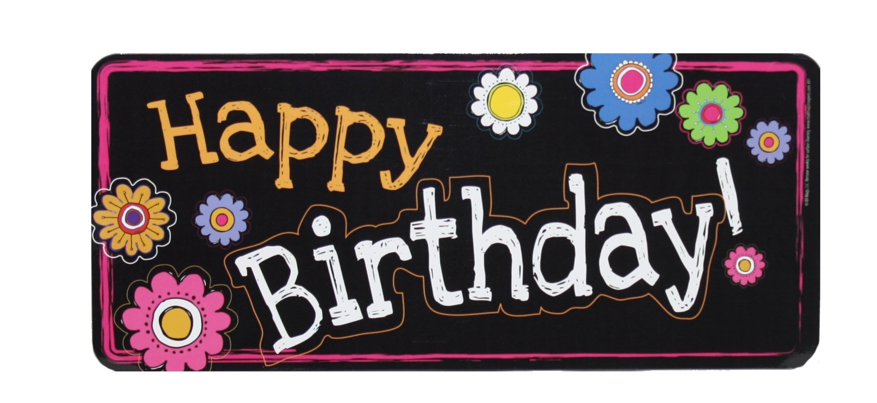 Magnet Car Art - Happy Birthday