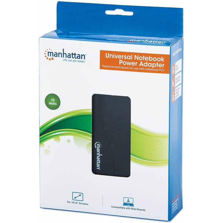 Manhattan Adjustable Voltage Power Adapter, 7 Output Levels, 70W - 7 selectable output